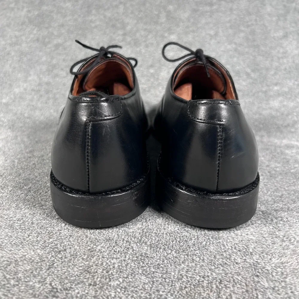 Vintage Allen Edmonds Park Avenue Oxford Dress Shoes Black Cap Toe Men 8.5 B USA